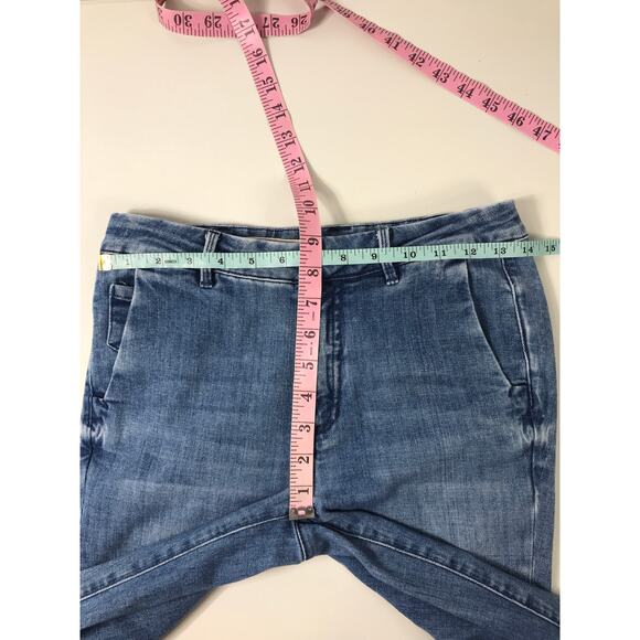 Anthropologie Pilcro Trouser Jeans 26 Blue Capsule Wardrobe Casual Everyday - Picture 12 of 12